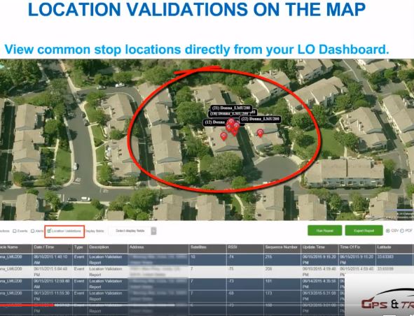 Vehicle tracker address verification