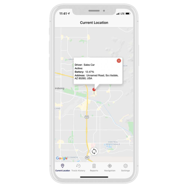 Car tracker GPS Unit with starter disable. Real time tracking with no