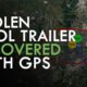 Indianapolis tool trailer recovered with gps tracker