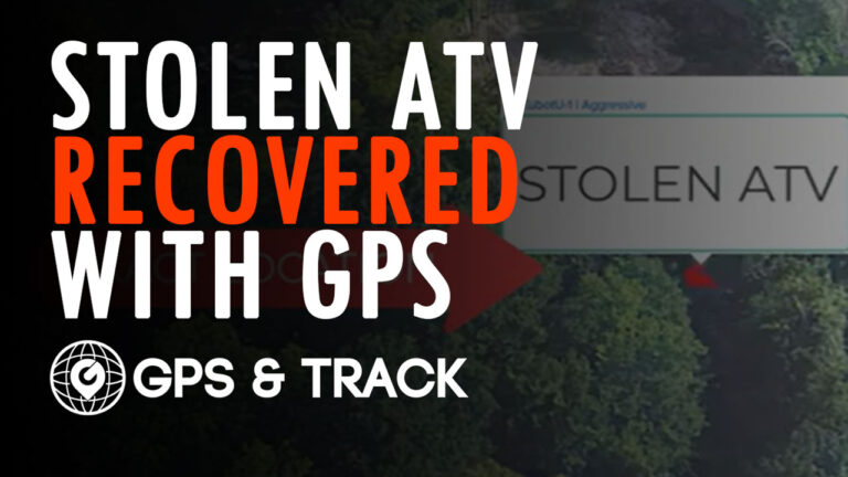 atv recovered with gps tracker