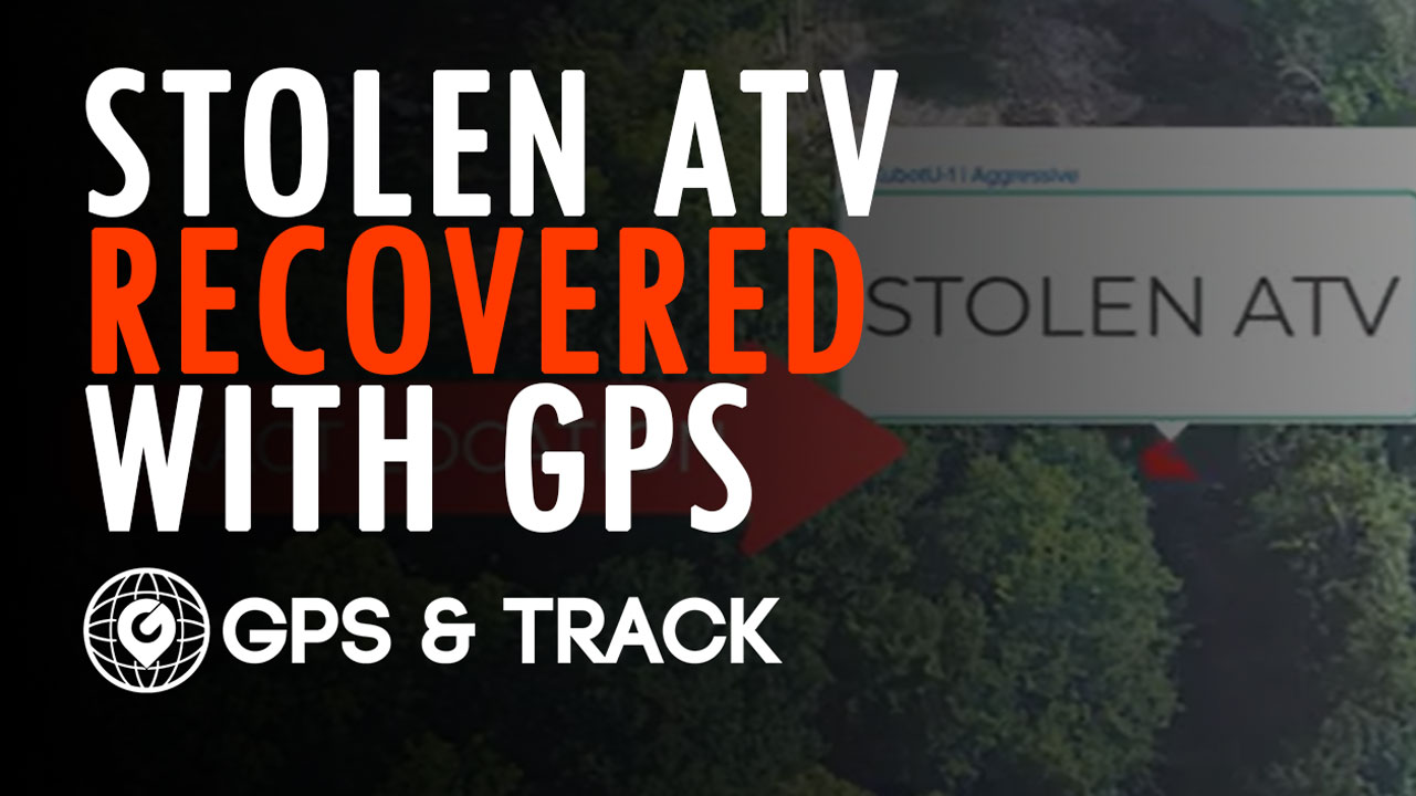 atv recovered with gps tracker