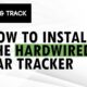 hardwired car tracker installation