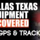 Dallas Texas stolen equipment recovered gps tracker