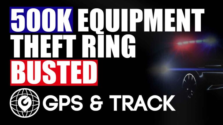 Theft Ring Busted with-GPS-Tracking