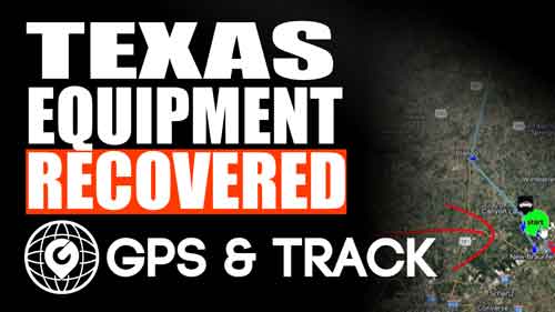GPS tracking recovery in Texas