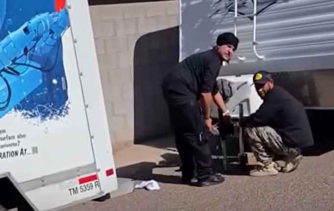 stolen trailer suspects